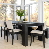 Canadian Dark Oak::Gallery::Expanded Canadian Dark Oak Transformer Table Showing Removable Panels